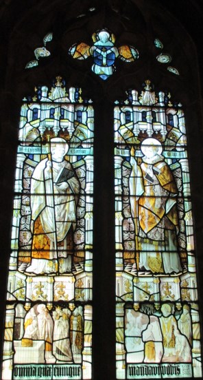 캔터베리의 성 아우구스티노와 요크의 성 바울리노_photo by Antiquary_in the Cathedral Church of St Peter in Lancaster_England UK.jpg